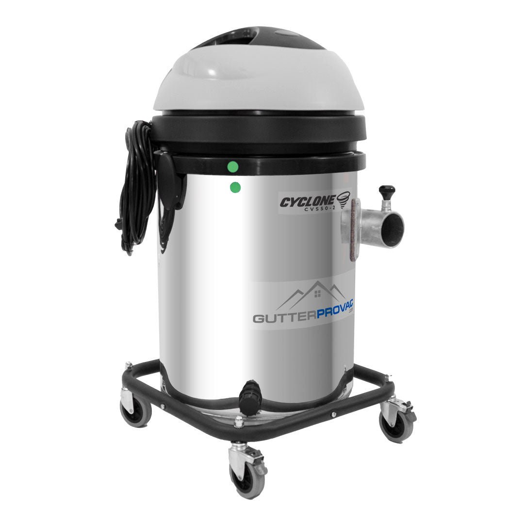 Cyclone 2400W Stainless Steel 13 Gallon Domestic Gutter Vacuum